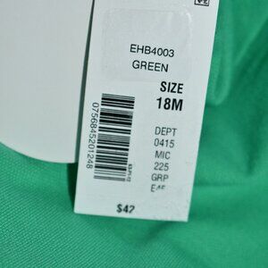 Edgehill Collection 2 Piece Green Short Set Size: 18 MOS #EHB4003 NWT